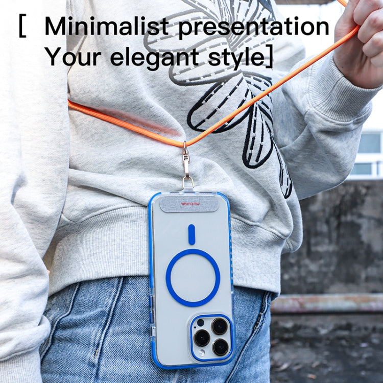 mutural Universal Mobile Phone Solid Color Lanyard(Purple) - Lanyards & Wrist Straps by Mutural | Online Shopping South Africa | PMc TechLife | Buy Now Pay Later Mobicred