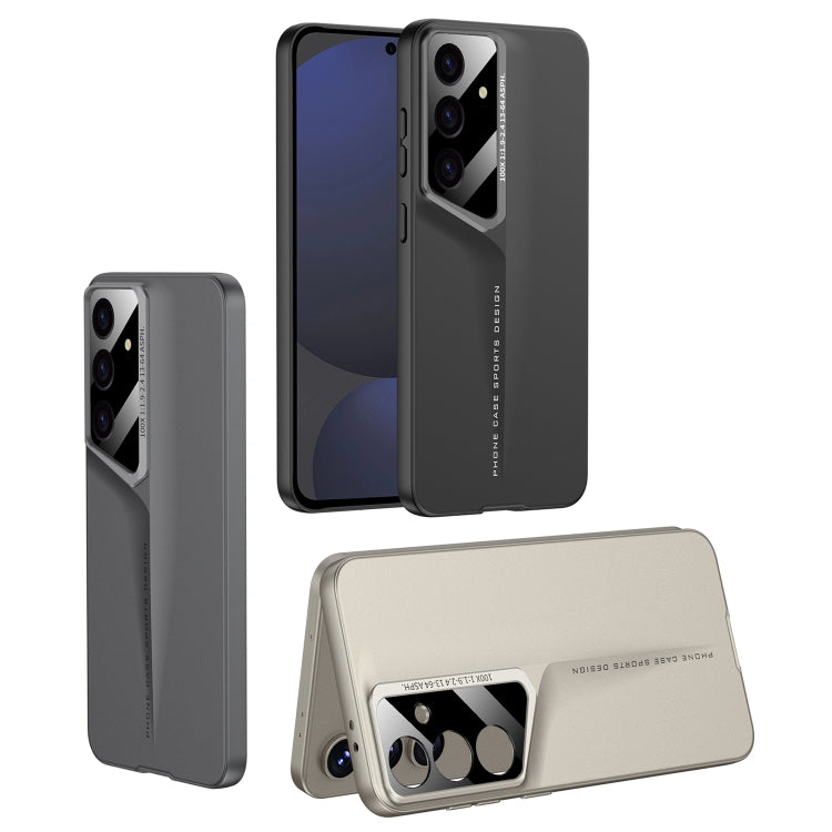 For Samsung Galaxy S25 5G GKK Blade Ultra-thin Full Coverage Phone Case(Grey) - Galaxy S25 5G Cases by GKK | Online Shopping South Africa | PMC Jewellery | Buy Now Pay Later Mobicred