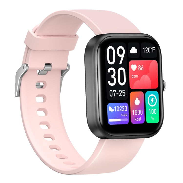 GTS5 2.0 inch Fitness Health Smart Watch, BT Call / Heart Rate / Blood Pressure / MET / Blood Glucose(Pink) - Smart Wristbands by PMC Jewellery | Online Shopping South Africa | PMC Jewellery