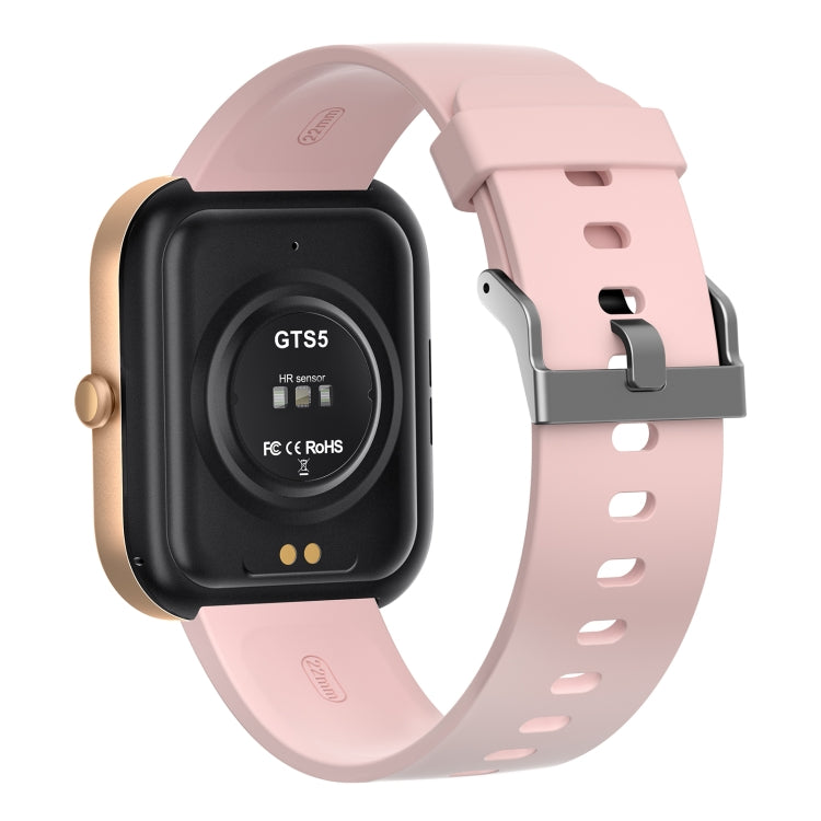 GTS5 2.0 inch Fitness Health Smart Watch, BT Call / Heart Rate / Blood Pressure / MET / Blood Glucose(Rose Gold) - Smart Wristbands by PMC Jewellery | Online Shopping South Africa | PMC Jewellery