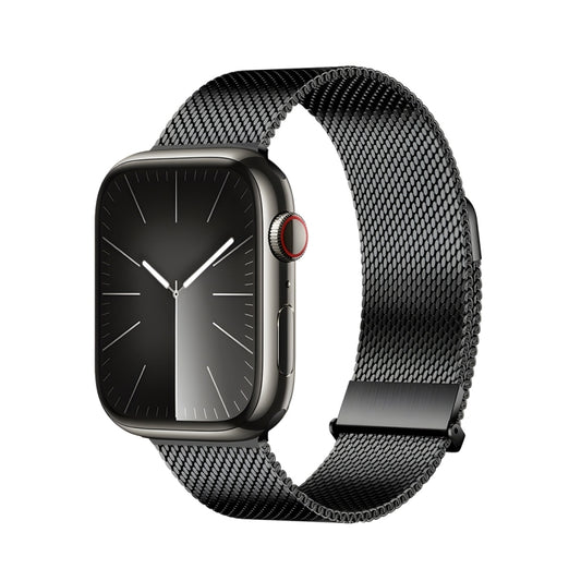 For Apple Watch Series 8 41mm DUX DUCIS Milanese Pro Series Stainless Steel Watch Band(Black) - Watch Bands by DUX DUCIS | Online Shopping South Africa | PMC Jewellery