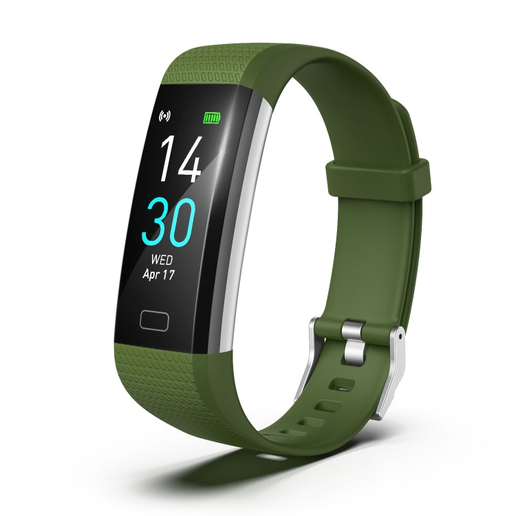 S5-4 Smart Bracelet IP68 Waterproof Heart Rate Sport Fitness Tracker Smart Watch(Army Green) - Smart Wristbands by PMC Jewellery | Online Shopping South Africa | PMC Jewellery