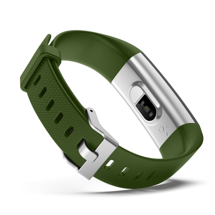 S5-4 Smart Bracelet IP68 Waterproof Heart Rate Sport Fitness Tracker Smart Watch(Army Green) - Smart Wristbands by PMC Jewellery | Online Shopping South Africa | PMC Jewellery