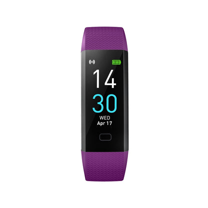 S5-4 Smart Bracelet IP68 Waterproof Heart Rate Sport Fitness Tracker Smart Watch(Purple) - Smart Wristbands by PMC Jewellery | Online Shopping South Africa | PMC Jewellery