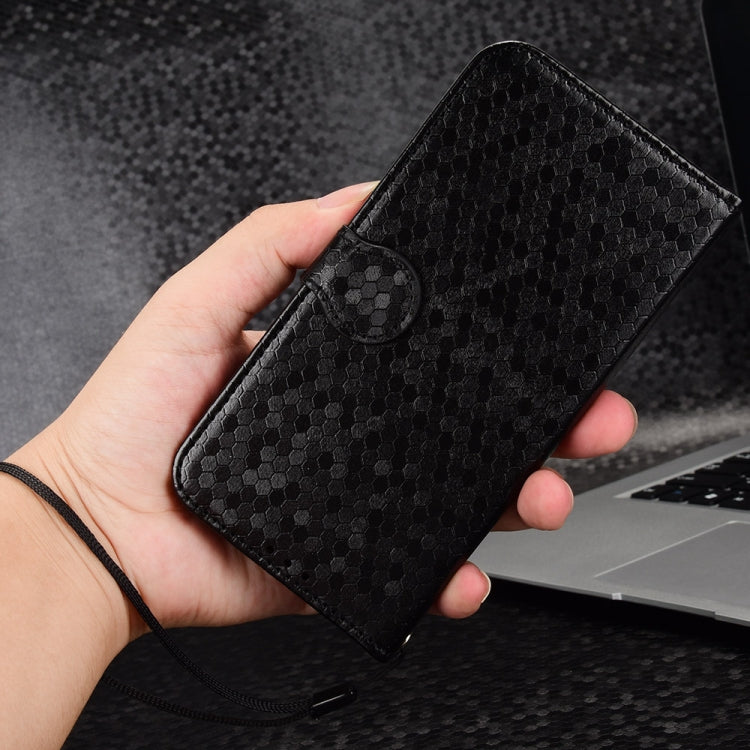 For Asus Zenfone 11 Ultra Honeycomb Dot Texture Leather Phone Case(Black) - ASUS Cases by PMC TechLife | Online Shopping South Africa | PMC TechLife | Buy Now Pay Later Mobicred
