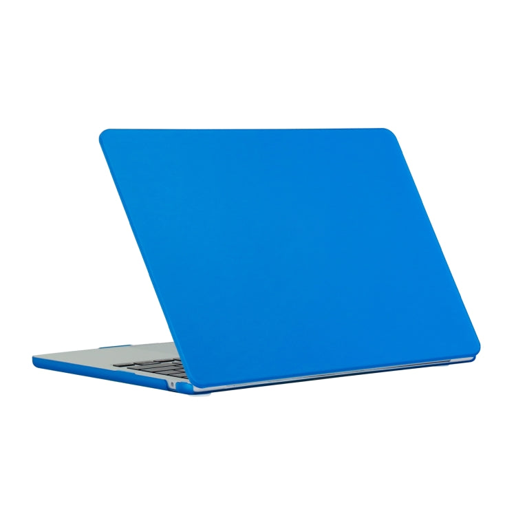 For MacBook Air 15.3 2024 A2941 (M2)/A3114 (M3) Laptop Matte Style Protective Case(Dark Blue) - MacBook Air Cases by PMC TechLife | Online Shopping South Africa | PMC TechLife | Buy Now Pay Later Mobicred