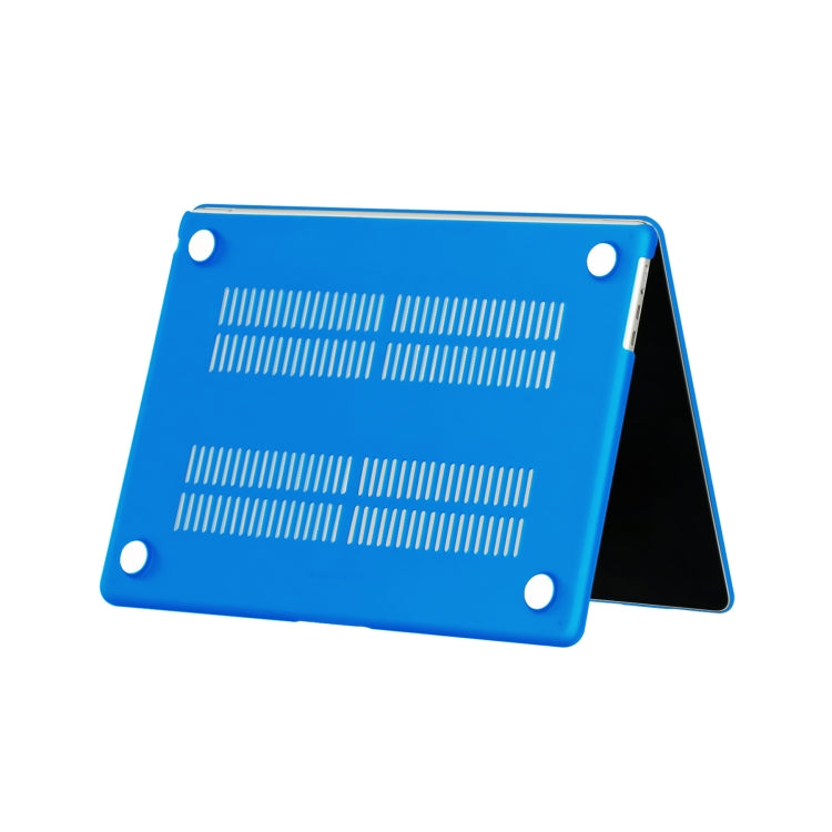For MacBook Air 15.3 2024 A2941 (M2)/A3114 (M3) Laptop Matte Style Protective Case(Dark Blue) - MacBook Air Cases by PMC TechLife | Online Shopping South Africa | PMC TechLife | Buy Now Pay Later Mobicred