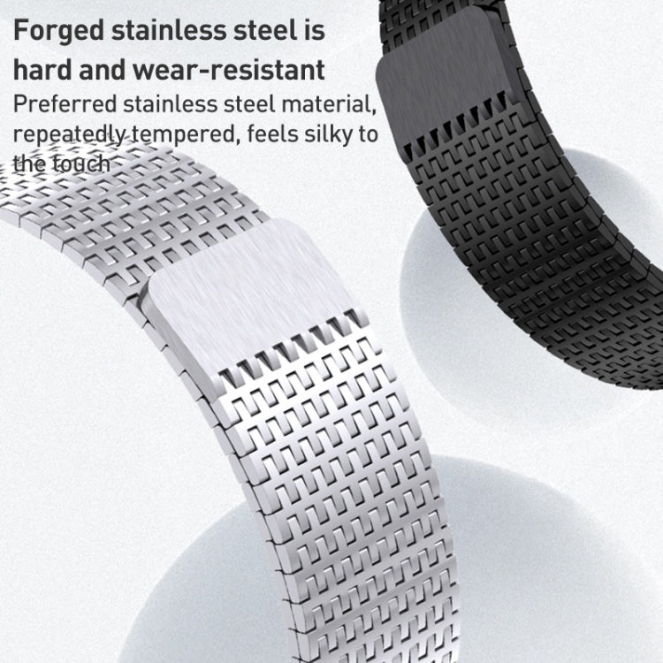 For Apple Watch Series 6 40mm Milanese Loop Magnetic Clasp Stainless Steel Watch Band(Silver) - Watch Bands by PMC Jewellery | Online Shopping South Africa | PMC Jewellery