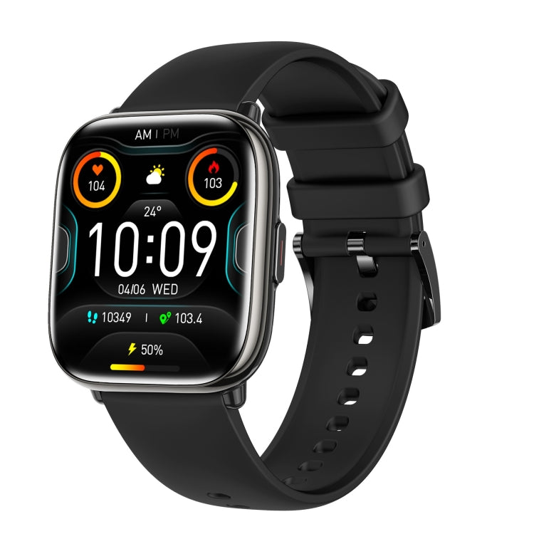 HD12 1.75 inch IP68 Waterproof Smart Watch, Support Blood Oxygen Monitoring(Black) - Smart Wristbands by PMC Jewellery | Online Shopping South Africa | PMC Jewellery