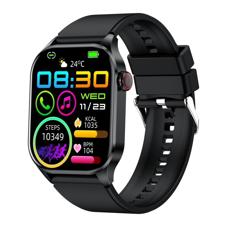 T98 2.04 inch IP68 Waterproof Bluetooth Call Smart Watch, Support Blood Oxygen Monitoring(Black) - Smart Wristbands by PMC Jewellery | Online Shopping South Africa | PMC Jewellery