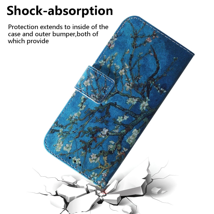 For Google Pixel 9 Coloured Drawing Flip Leather Phone Case(Apricot) - Google Cases by PMC TechLife | Online Shopping South Africa | PMC TechLife | Buy Now Pay Later Mobicred