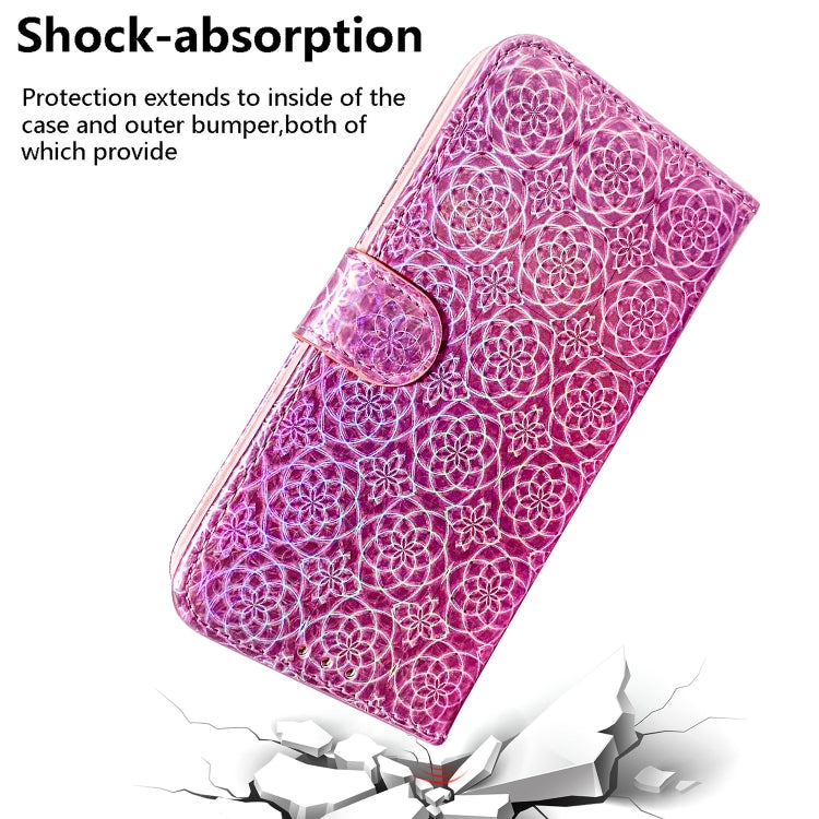 For Google Pixel 9 Colorful Magnetic Buckle Leather Phone Case(Pink) - Google Cases by PMC TechLife | Online Shopping South Africa | PMC TechLife | Buy Now Pay Later Mobicred