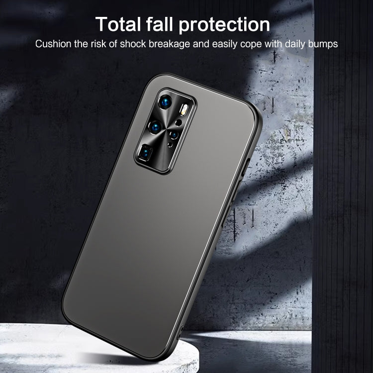 For Huawei P40 R-JUST RJ-61 Electroplating Frosted TPU + PC Phone Case(Silver) - free shipping - PMC TechLife - Order now!
