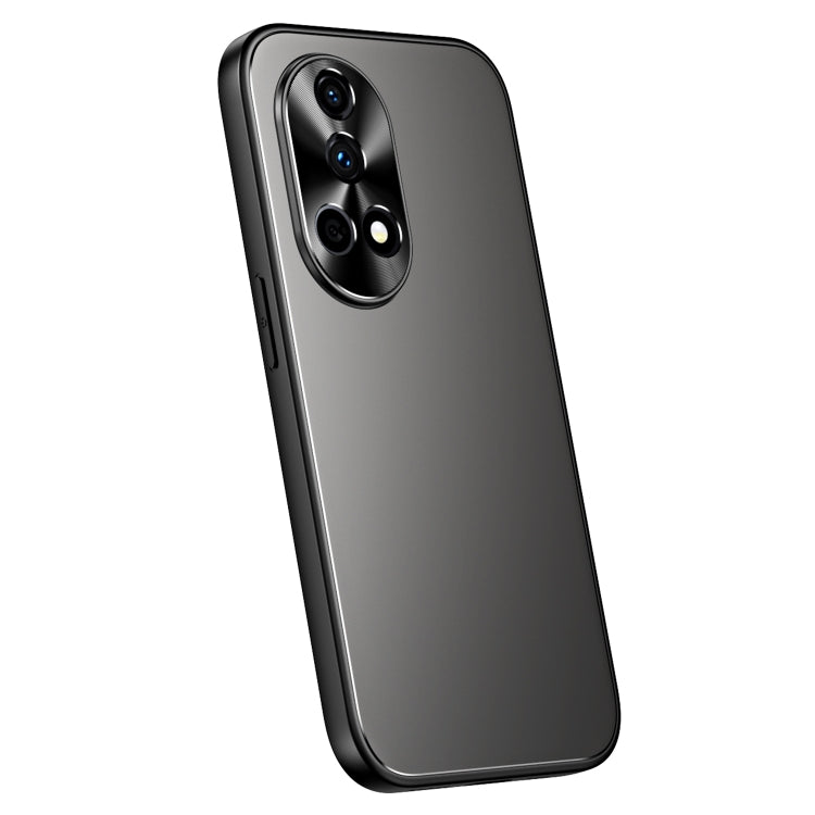 For Huawei nova 12 R-JUST RJ-61 Electroplating Frosted TPU + PC Phone Case(Grey) - Huawei Cases by R-JUST | Online Shopping South Africa | PMC TechLife | Buy Now Pay Later Mobicred