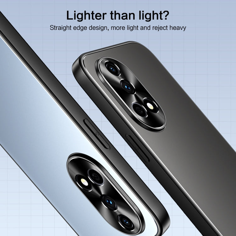 For Huawei nova 12 R-JUST RJ-61 Electroplating Frosted TPU + PC Phone Case(Silver) - Huawei Cases by R-JUST | Online Shopping South Africa | PMC TechLife | Buy Now Pay Later Mobicred