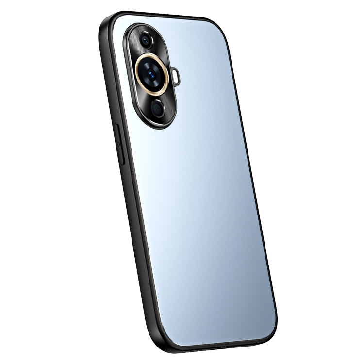 For Huawei nova 11 Pro R-JUST RJ-61 Electroplating Frosted TPU + PC Phone Case(Blue) - Huawei Cases by R-JUST | Online Shopping South Africa | PMC TechLife