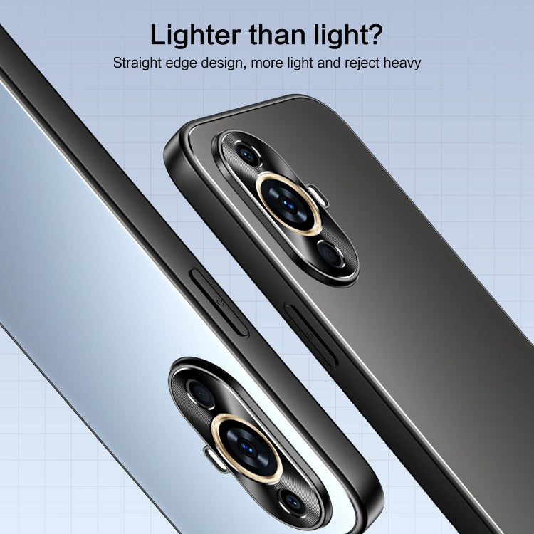 For Huawei nova 11 Pro R-JUST RJ-61 Electroplating Frosted TPU + PC Phone Case with Holder(Pink) - Huawei Cases by R-JUST | Online Shopping South Africa | PMC TechLife