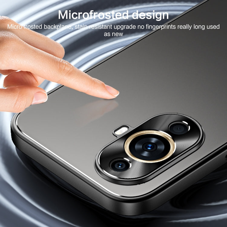 For Huawei nova 11 Pro R-JUST RJ-61 Electroplating Frosted TPU + PC Phone Case with Holder(Pink) - Huawei Cases by R-JUST | Online Shopping South Africa | PMC TechLife