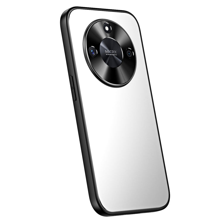 For Honor X50 R-JUST RJ-61 Electroplating Frosted TPU + PC Phone Case(Silver) - Honor Cases by R-JUST | Online Shopping South Africa | PMC TechLife
