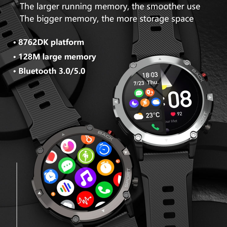 LEMFO LF26MAX 1.32 inch HD Round Screen Smart Watch Supports Bluetooth Calls(Black) - Smart Watches by LEMFO | Online Shopping South Africa | PMC Jewellery | Buy Now Pay Later Mobicred