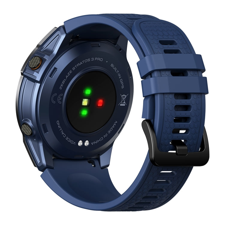 Zeblaze Stratos 3 Pro 1.43 inch AMOLED Screen Sports Smart Watch Support Bluetooth Call(Blue) - Smart Watches by Zeblaze | Online Shopping South Africa | PMC Jewellery | Buy Now Pay Later Mobicred