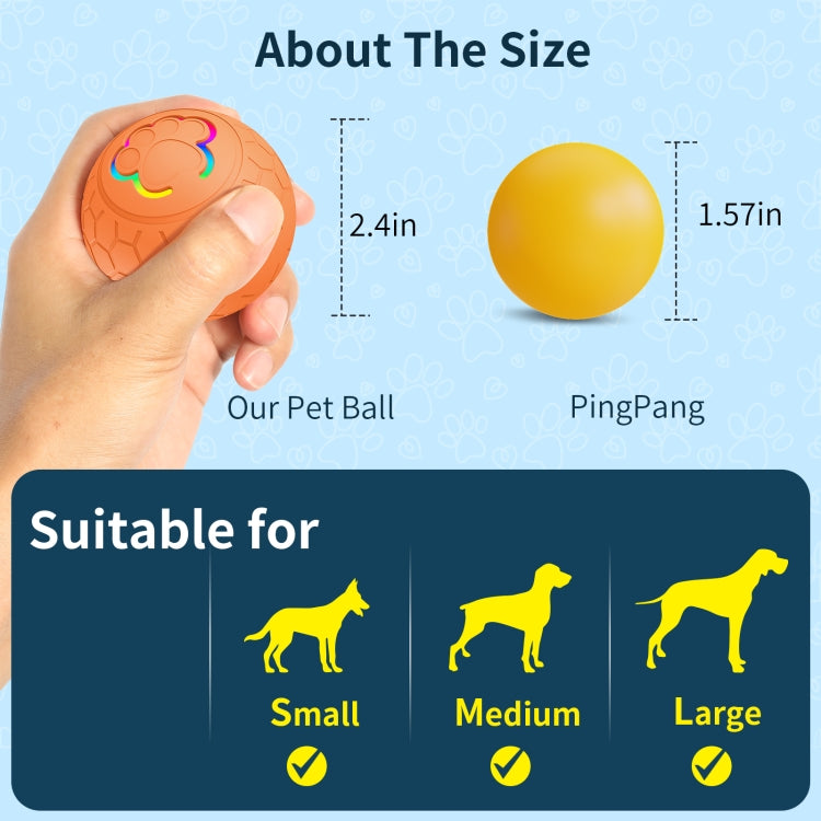 O5 Smart Pet Cat Toy Ball Luminous Yo-Yo Diameter 2.4 inches Standalone Version(Green) - Rubber Silicone Toys by PMC Jewellery | Online Shopping South Africa | PMC Jewellery