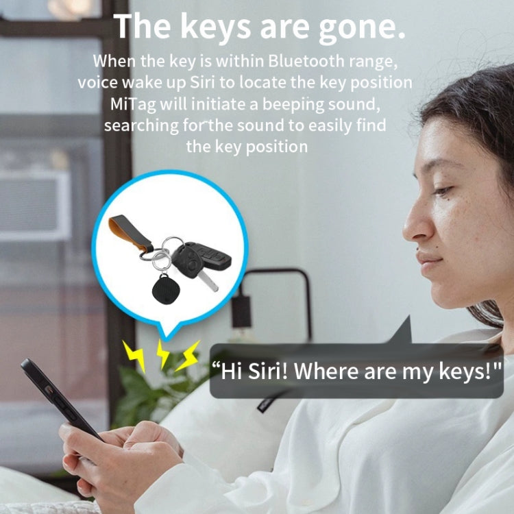 Global Positioning Pet Key Anti-Lost Device Smart Bluetooth GPS Locator(White) - Personal Tracker by PMC Jewellery | Online Shopping South Africa | PMC Jewellery