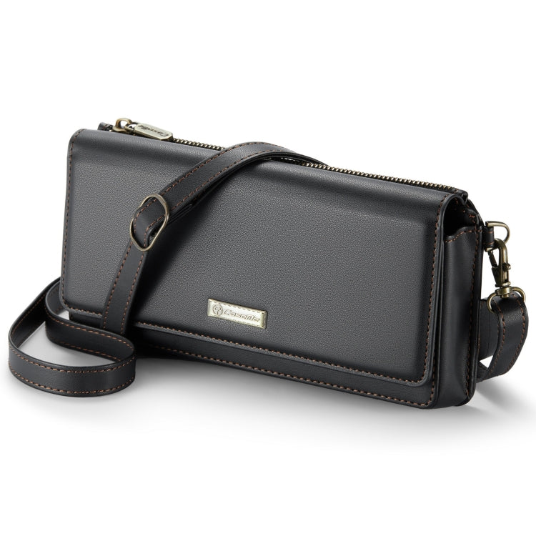 CaseMe Me30 Multi Functional Diagonal Cross Bag Phone Case(Black) - free shipping - PMC Jewellery - Order now!