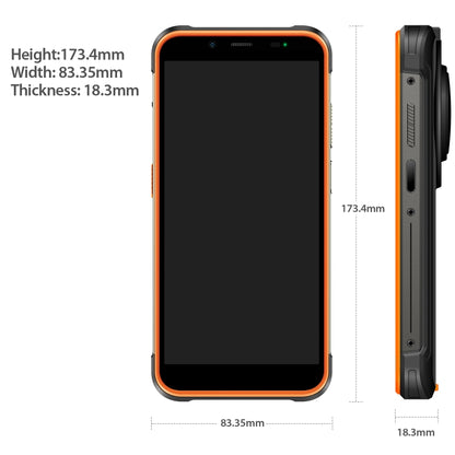 Ulefone Power Armor 16S Rugged Phone, 8GB+128GB, 9600mAh Battery, Side Fingerprint, 5.93 inch Android 13 Unisoc T616 Octa Core up to 2.0GHz, Network: 4G, NFC, OTG(Orange) - Ulefone by Ulefone | Online Shopping South Africa | PMC Jewellery | Buy Now Pay Later Mobicred