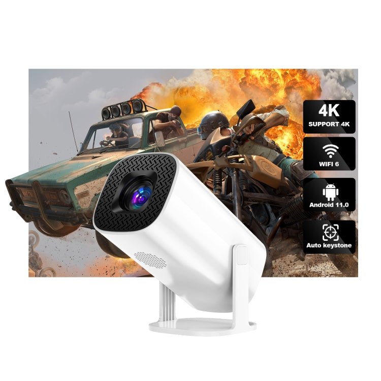 GXMO P30 Android 11 OS HD Portable WiFi Projector, Plug Type:AU Plug(White) - Mini Projector by GXMO | Online Shopping South Africa | PMC Jewellery | Buy Now Pay Later Mobicred