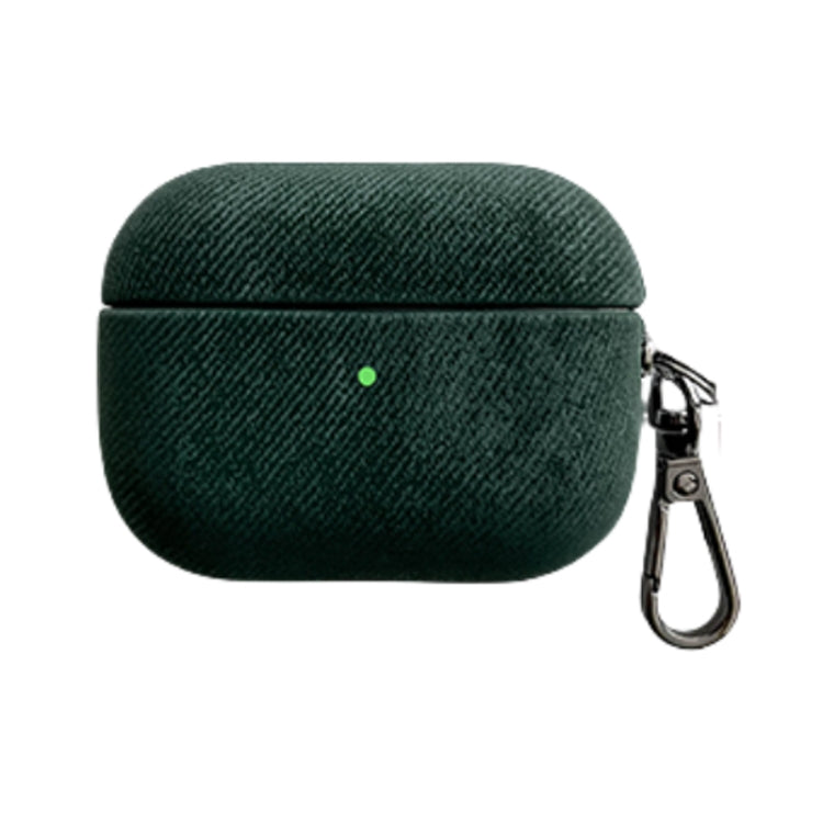 For AirPods Pro Suede Earphone Protective Case(Green) - For AirPods Pro by PMC Jewellery | Online Shopping South Africa | PMC Jewellery | Buy Now Pay Later Mobicred