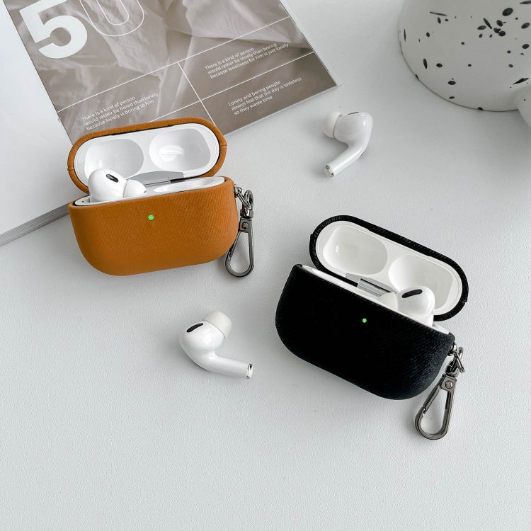 For AirPods Pro 2 Suede Earphone Protective Case(Black) - For AirPods Pro 2 by PMC Jewellery | Online Shopping South Africa | PMC Jewellery | Buy Now Pay Later Mobicred