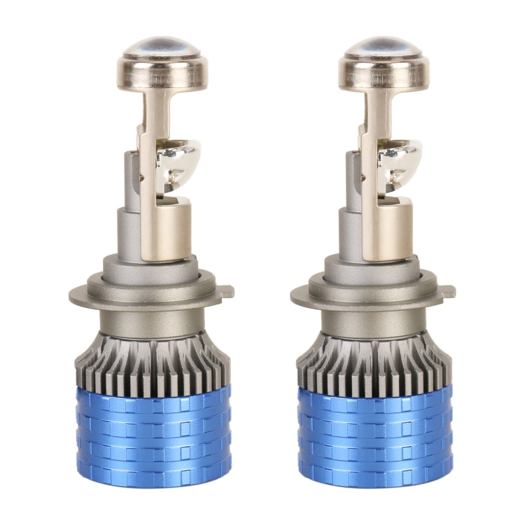 H7 Pair 55W 6000lm 6000K Car LED Mini Lens Headlight Bulb - LED Headlamps by PMC Jewellery | Online Shopping South Africa | PMC Jewellery | Buy Now Pay Later Mobicred