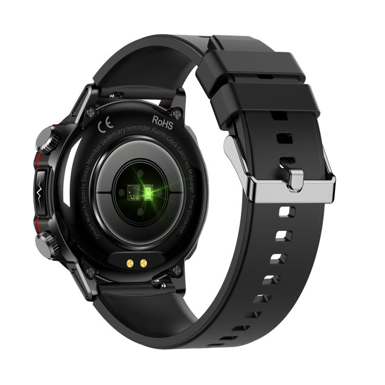 ET482 1.43 inch AMOLED Screen Sports Smart Watch Support Bluethooth Call /  ECG Function(Black Silicone Band) - Smart Watches by PMC Jewellery | Online Shopping South Africa | PMC Jewellery