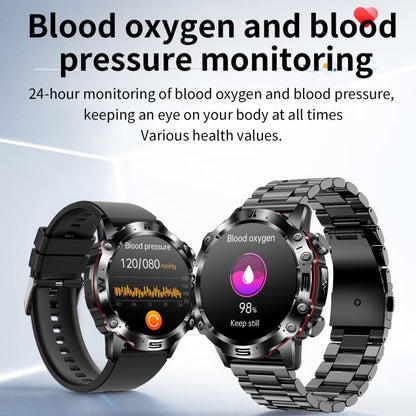 ET482 1.43 inch AMOLED Screen Sports Smart Watch Support Bluethooth Call /  ECG Function(Blue Silicone Band) - Smart Watches by PMC Jewellery | Online Shopping South Africa | PMC Jewellery