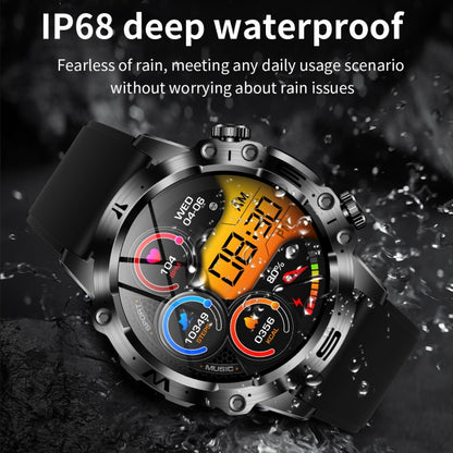 ET482 1.43 inch AMOLED Screen Sports Smart Watch Support Bluethooth Call /  ECG Function(Black Steel Band) - Smart Watches by PMC Jewellery | Online Shopping South Africa | PMC Jewellery