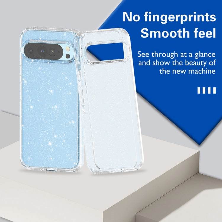For Google Pixel 9 Terminator Style Shockproof Phone Case(Glitter White) - Google Cases by PMC TechLife | Online Shopping South Africa | PMC TechLife | Buy Now Pay Later Mobicred