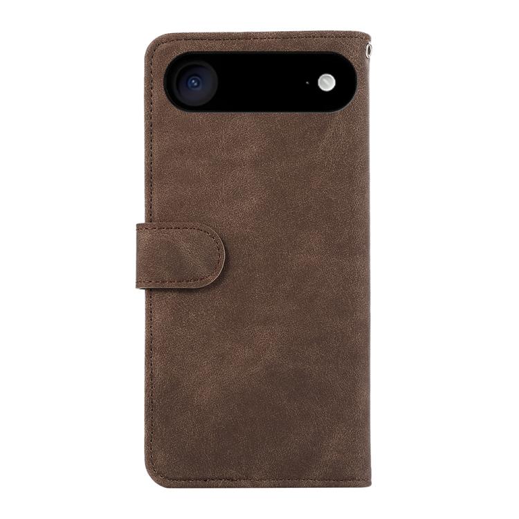 For iPhone 17 Air ABEEL Color Block Magnetic RFID Leather Phone Case(Brown-Blue) - free shipping - PMc TechLife - Order now!