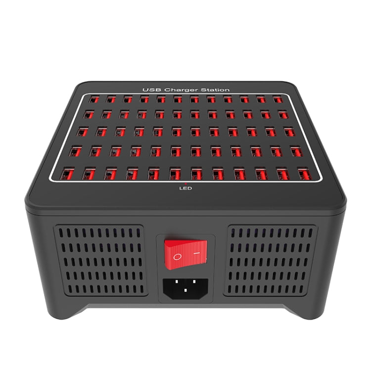 YFY-A78 300W 60 Ports USB Smart Charging Station(UK Plug) - Multifunction Charger by PMC Jewellery | Online Shopping South Africa | PMC Jewellery | Buy Now Pay Later Mobicred