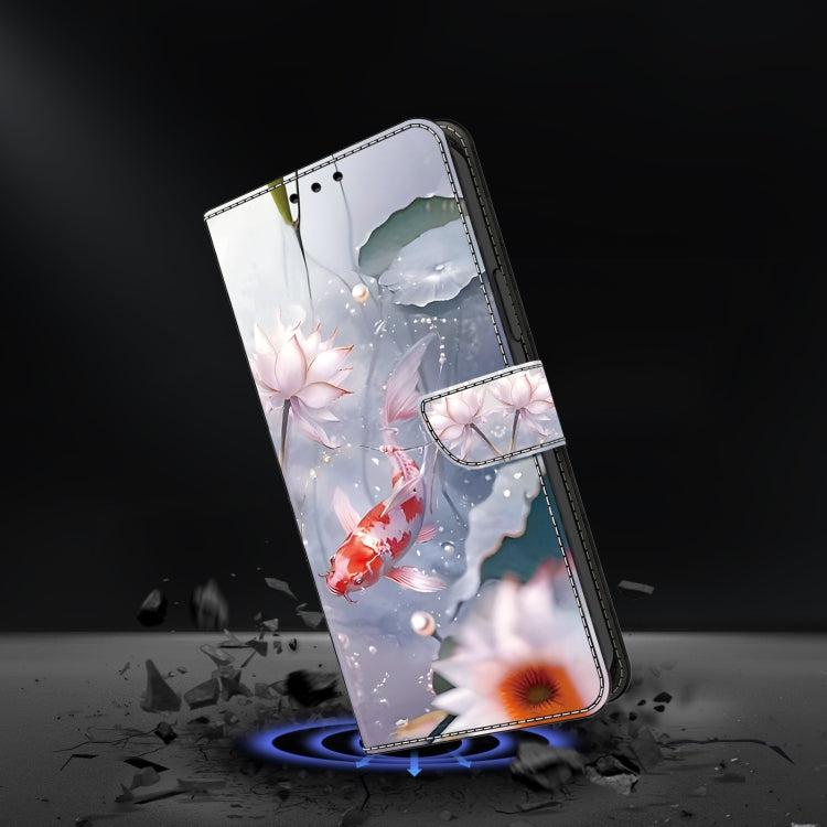 For Google Pixel 9 Crystal Painted Leather Phone case(Koi) - Google Cases by PMC TechLife | Online Shopping South Africa | PMC TechLife | Buy Now Pay Later Mobicred
