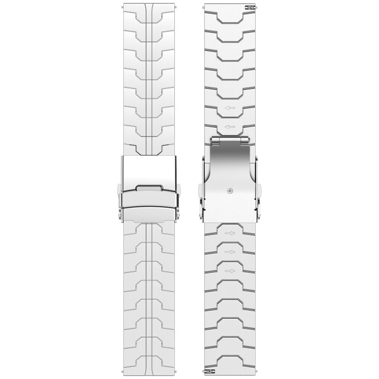 22mm Titanium Metal Watch Band(Titanium) - 22mm Bands by PMC Jewellery | Online Shopping South Africa | PMC Jewellery