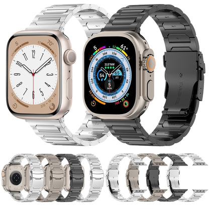 For Apple Watch Series 3 38mm I-Shaped Titanium Metal Watch Band(Titanium) - Watch Bands by PMC Jewellery | Online Shopping South Africa | PMC Jewellery