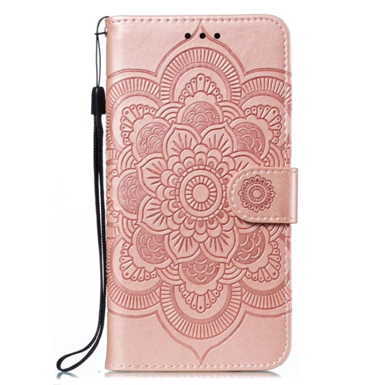 For Google Pixel 9 Pro Sun Mandala Embossing Pattern Phone Leather Case(Rose Gold) - Google Cases by PMC TechLife | Online Shopping South Africa | PMC TechLife | Buy Now Pay Later Mobicred