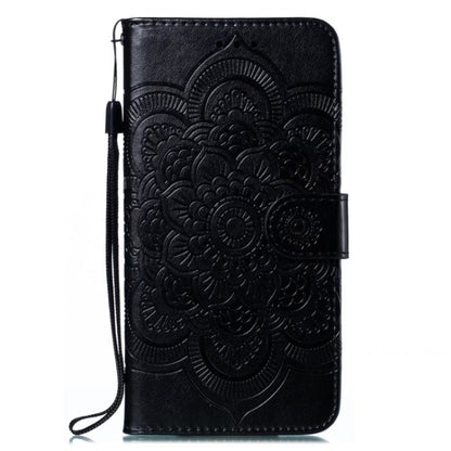 For Xiaomi 14 Ultra Sun Mandala Embossing Pattern Phone Leather Case(Black) - 14 Ultra Cases by PMC Jewellery | Online Shopping South Africa | PMC Jewellery | Buy Now Pay Later Mobicred