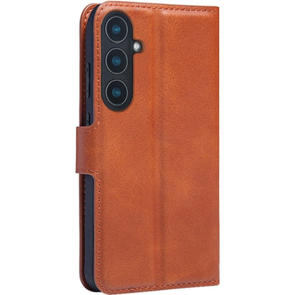 For Samsung Galaxy S24+ 5G IMAK Count Series Flip Leather Phone Case(Brown) - Galaxy S24+ 5G Cases by imak | Online Shopping South Africa | PMC Jewellery | Buy Now Pay Later Mobicred