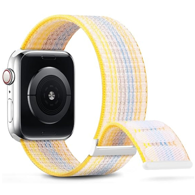 For Apple Watch SE 40mm Dual Hook and Loop Nylon Watch Band(Colorful Starlight) - Watch Bands by PMC TechLife | Online Shopping South Africa | PMC TechLife