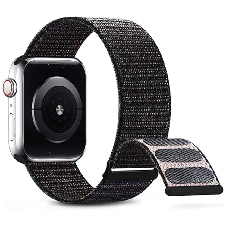 For Apple Watch Series 2 42mm Dual Hook and Loop Nylon Watch Band(Reflective Black) - free shipping - PMC TechLife - Order now!