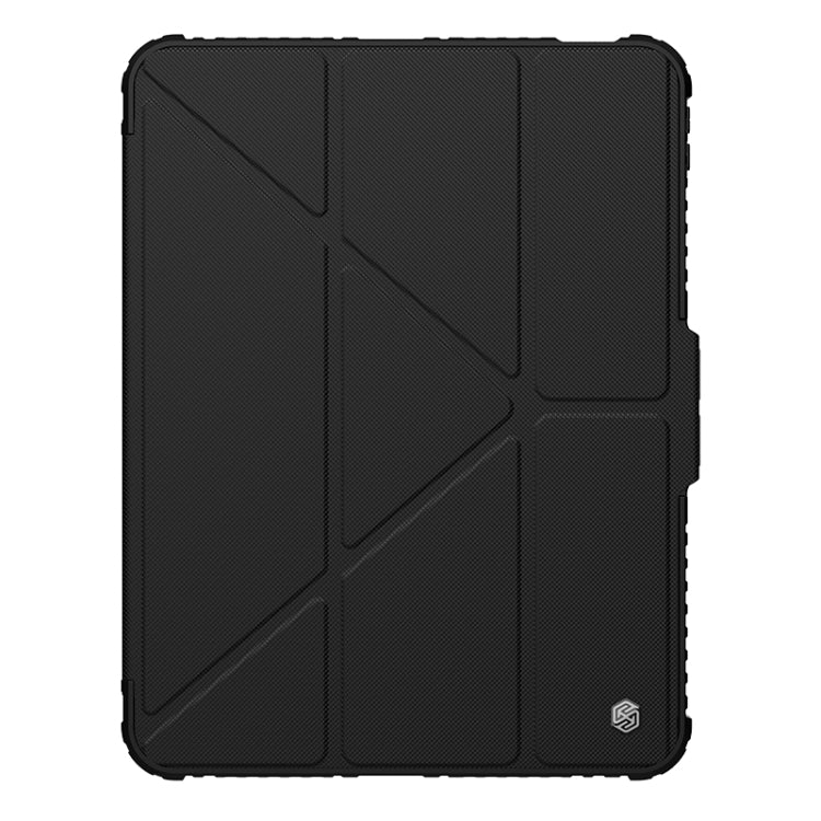 For iPad Pro 11 2024 NILLKIN Bumper Pro Multi-angle Folding Style Tablet Leather Case(Black) - iPad Pro 11 2024 Cases by NILLKIN | Online Shopping South Africa | PMC Jewellery | Buy Now Pay Later Mobicred