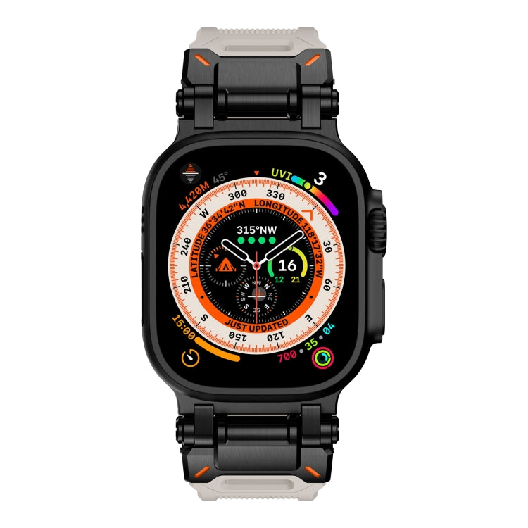 For Apple Watch Series 4 44mm Explorer TPU Watch Band(Black Starlight) - free shipping - PMC TechLife - Order now!