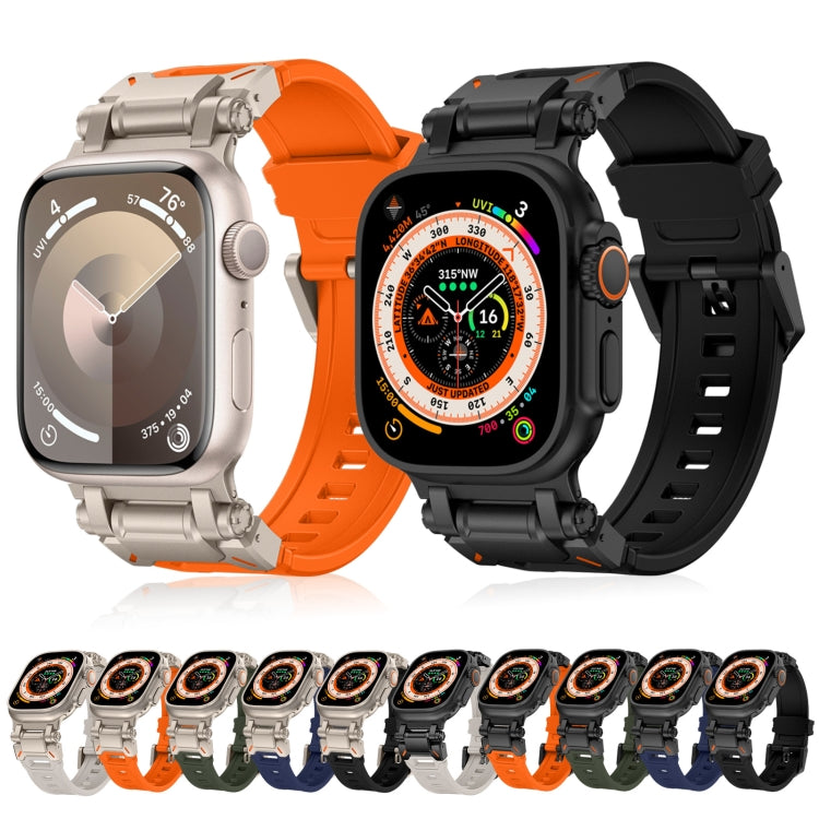 For Apple Watch Series 6 44mm Explorer TPU Watch Band(Titanium Black) - free shipping - PMC TechLife - Order now!